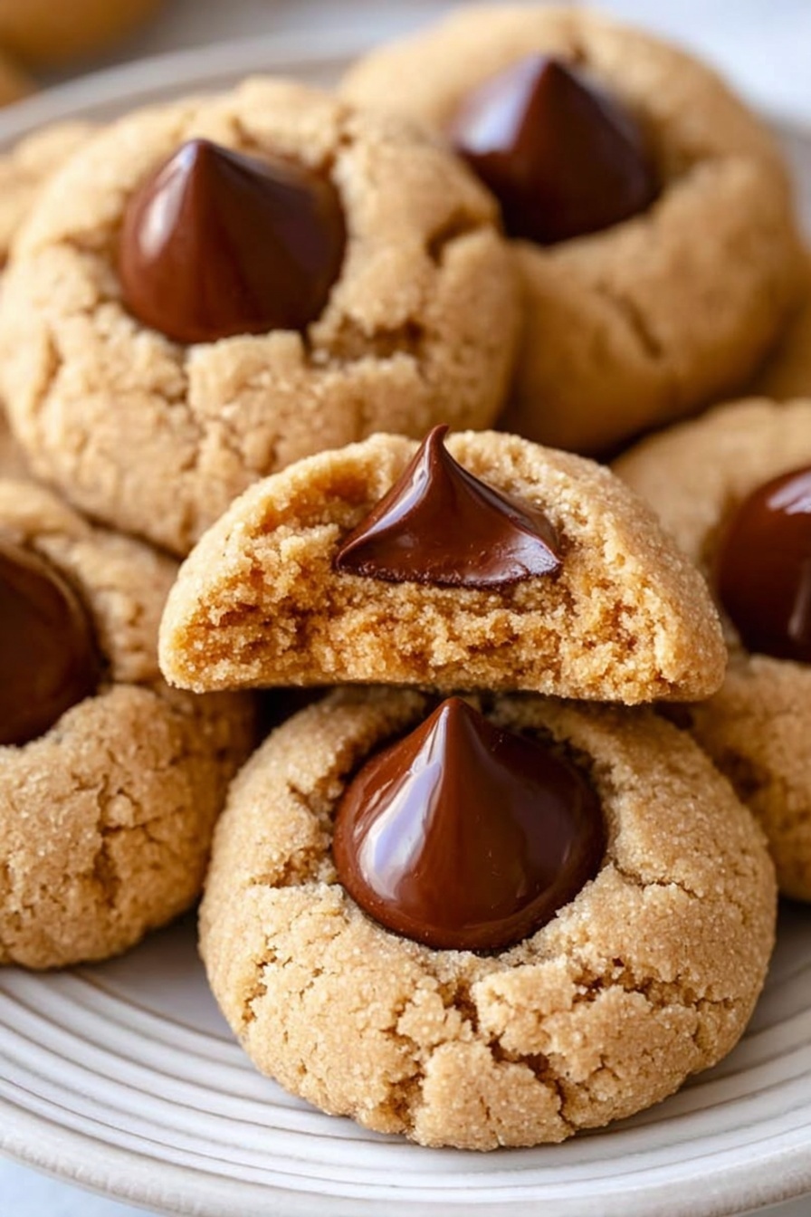 peanut butter blossoms - Serving Suggestion